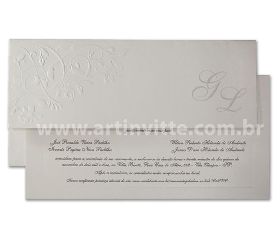 Convite De Casamento Veneza Convite De Casamento Veneza
