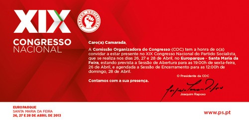 Xix Congresso Convite Xix Congresso Convite