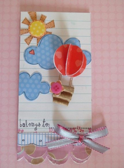 Convite Aniversário Balão Feito De Scrapbook Quantidades Até 50 Convite Aniversário Balão Feito De Scrapbook Quantidades Até 50