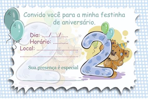 Convite De Festa Convite De Festa