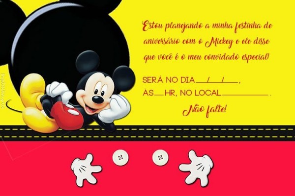 Convite De Aniversário Para Imprimir Convite De Aniversário Para Imprimir