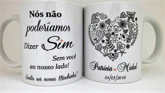 Caneca Personalizada Casamento Provencal Caneca Personalizada Casamento Provencal