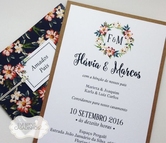 Convite De Casamento Convite De Casamento