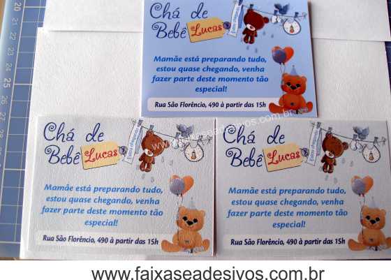Convite Personalizado Infantil C401 Convite Personalizado Infantil C401