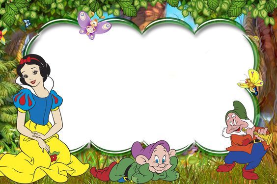 Convite Branca De Neve Com Dois Anões Convite Branca De Neve Com Dois Anões