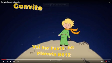 Convite Animado Pequeno PrÃncipe( VÃdeo) Convite Animado Pequeno PrÃncipe( VÃdeo)