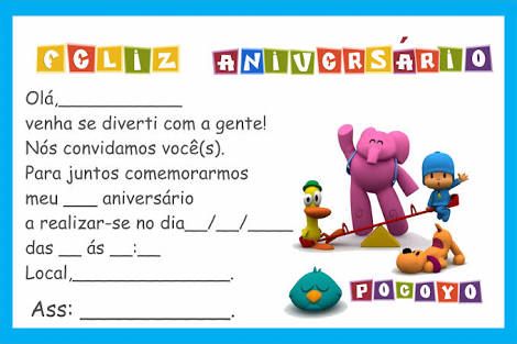 Resultado De Imagem Para Convite Pocoyo Para Editar Resultado De Imagem Para Convite Pocoyo Para Editar