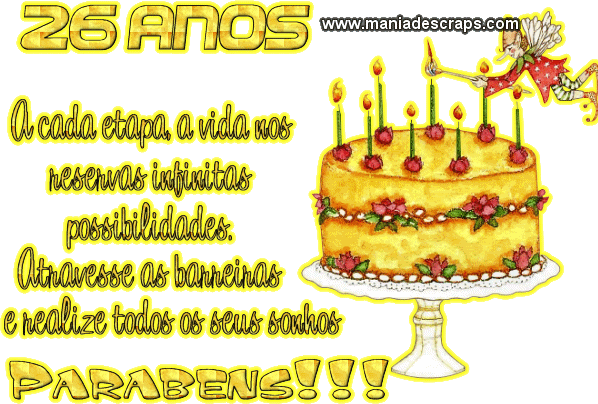 Aniversário De 26 Anos Aniversário De 26 Anos
