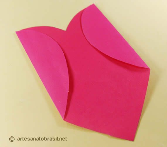 Envelope De Coração Passo A Passo Envelope De Coração Passo A Passo