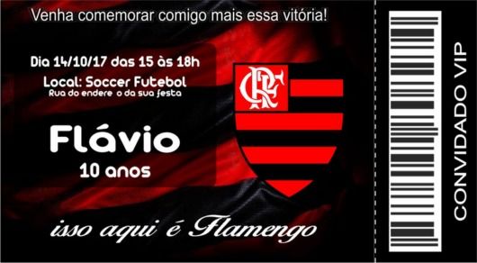 Um Convite Do Flamengo Inspirado Nos Ingressos Para Os Jogos Um Convite Do Flamengo Inspirado Nos Ingressos Para Os Jogos