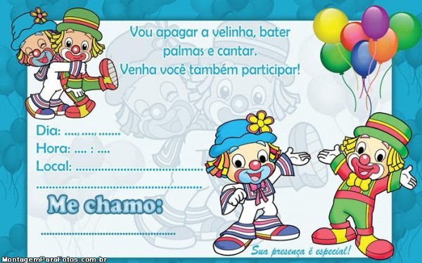 Convite Patati Patatá Digital Convite Patati Patatá Digital
