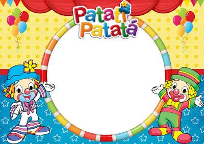 Convite Para Imprimir Patati Patata Convite Para Imprimir Patati Patata