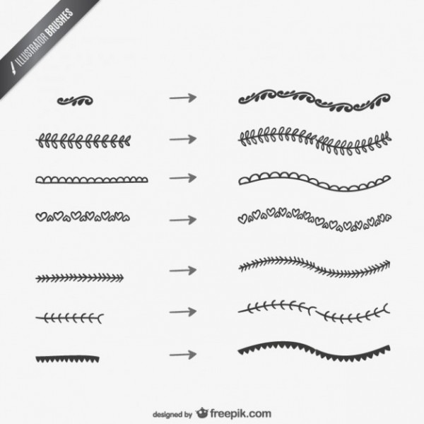 Brushes Collection Vector