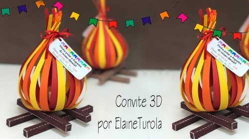 Convite Artesanal Para Festa Junina Convite Artesanal Para Festa Junina