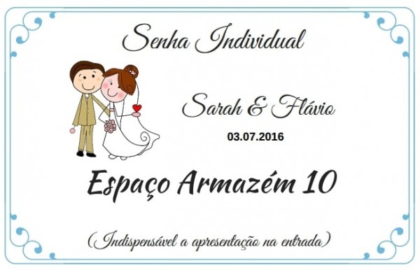Senha Convite Individual Senha Convite Individual