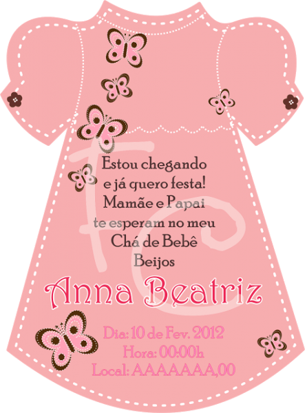 Convite Cha De Bebe Ursinho Clipart Images Gallery For Free