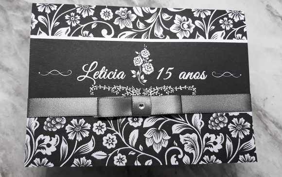 Convite De 15 Anos Preto E Branco Convite De 15 Anos Preto E Branco