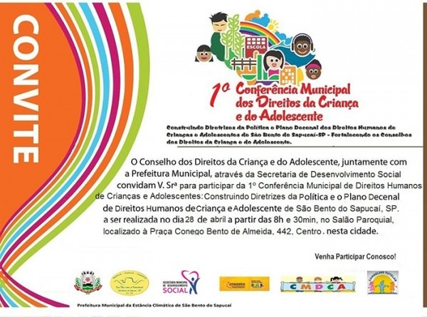 1ª Conferência Dos Direitos Da Criança E Do Adolescente Confira 1ª Conferência Dos Direitos Da Criança E Do Adolescente Confira