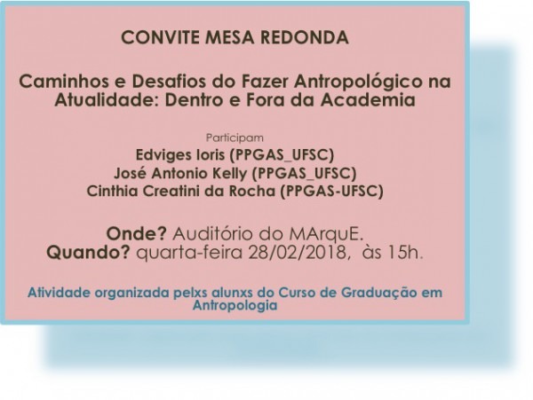 Curso De Graduação Em Antropologia Curso De Graduação Em Antropologia