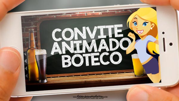 Convite Animado Boteco Grátis Para Baixar E Editar Convite Animado Boteco Grátis Para Baixar E Editar