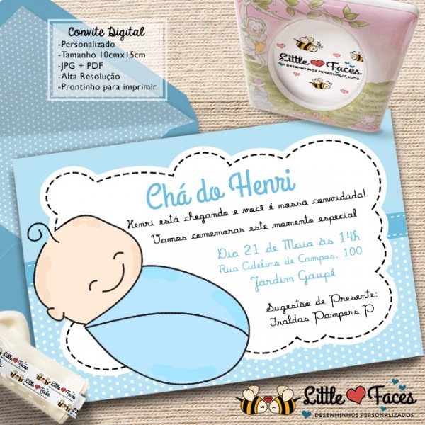 Convite De Chá De Bebê Na XÃcara Para Imprimir Convite De Chá De Bebê Na XÃcara Para Imprimir