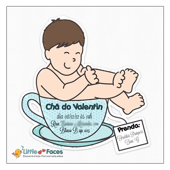 Convite De Cha De Bebe Na Xicara Para Imprimir Convite De Cha De Bebe Na Xicara Para Imprimir
