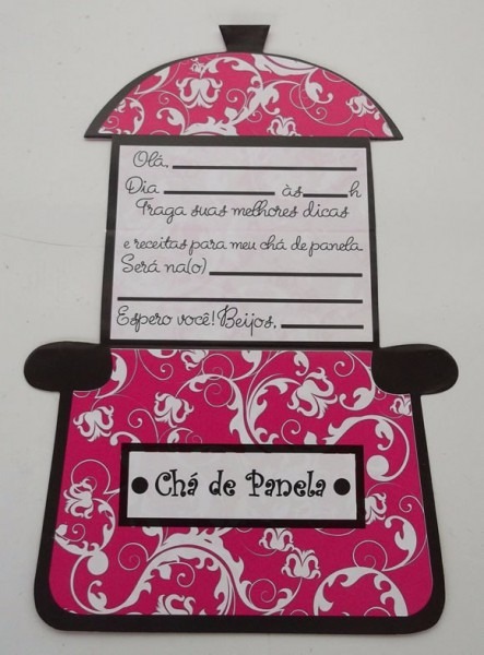Convite Cha De Panela (50 Convites) Convite Cha De Panela (50 Convites)