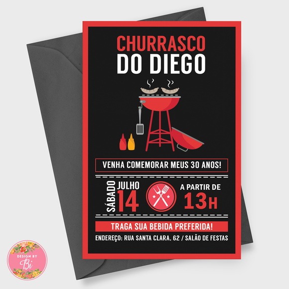 Convite Churrasco Digital Whatsapp Convite Churrasco Digital Whatsapp