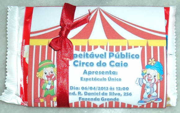 Convite Circo Patati Patatá Com Pipoca! No Elo7 Convite Circo Patati Patatá Com Pipoca! No Elo7