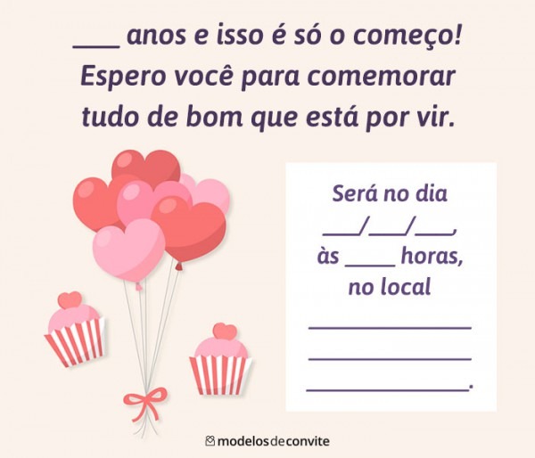 Frases Para Convite De Aniversário â Modelos De Convite Frases Para Convite De Aniversário â Modelos De Convite