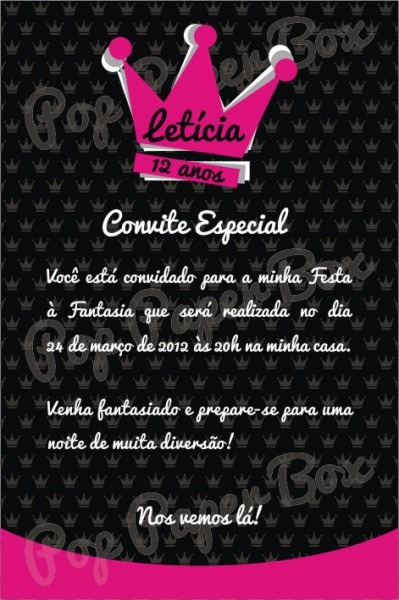 Convite De Aniversario De 12 Anos » Happy Birthday World Convite De Aniversario De 12 Anos » Happy Birthday World