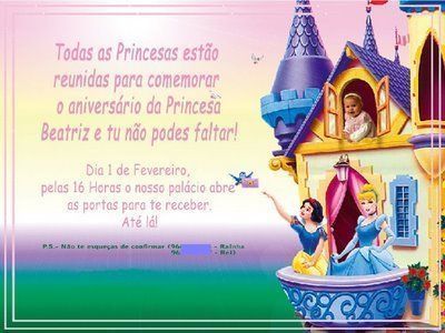 Convite De AniversÃ¡rio De 6 Anos â Modelos De Convite