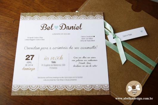 Convite De Casamento Rústico â 60 Ideias Divinas & Passo A Passo! Convite De Casamento Rústico â 60 Ideias Divinas & Passo A Passo!