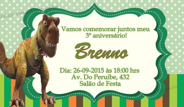 38 Convites De Dinossauro Impressionantes! â Modelos De Convite