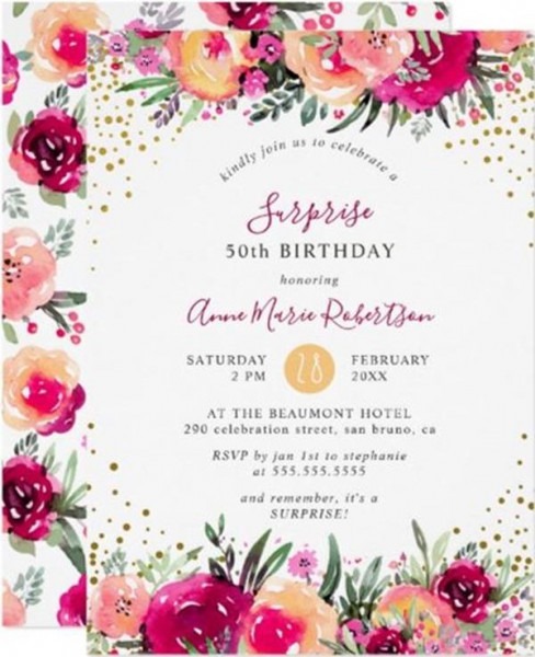 Convite Para Aniversário Surpresa 35 Modelos Para Surpreender Convite Para Aniversário Surpresa 35 Modelos Para Surpreender