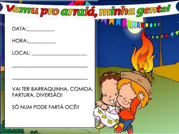 Convite Festa Junina â 50 Inspirações Criativas & Modelos Para Convite Festa Junina â 50 Inspirações Criativas & Modelos Para