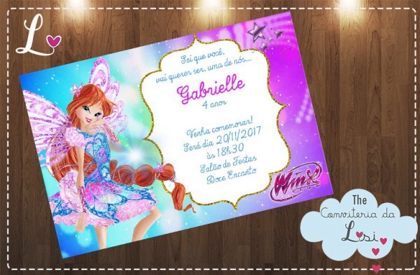 Convites Clube Das Winx No Elo7 Convites Clube Das Winx No Elo7