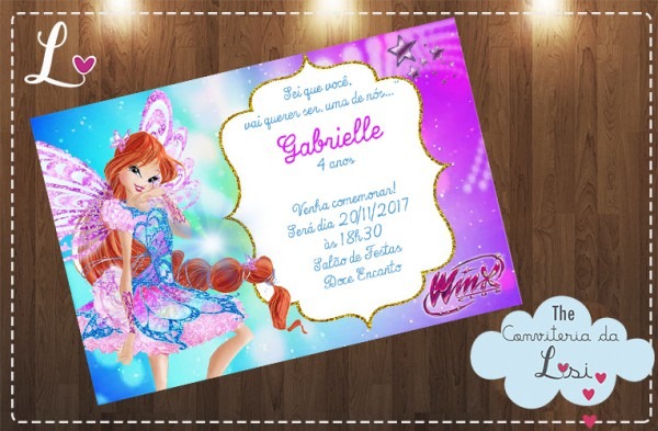 Convites Clube Das Winx No Elo7 Convites Clube Das Winx No Elo7