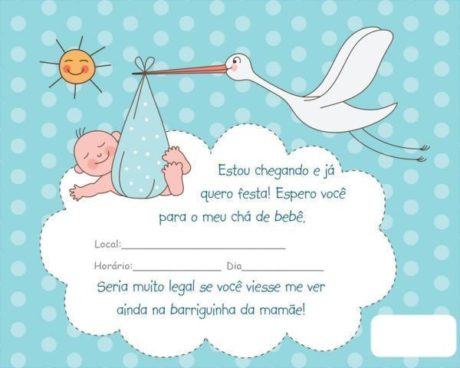 Convites De ChÃ¡ De BebÃª Menino E Menina Para Editar