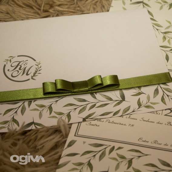 Folha Para Convite De Casamento Verde Floral Folha Para Convite De Casamento Verde Floral