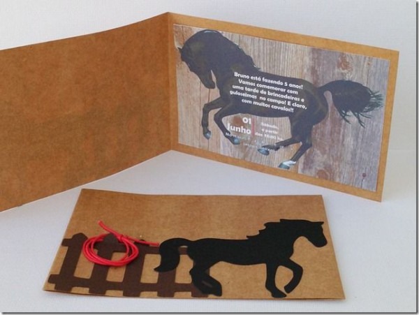 Convite Infantil Criativo Haras Convite Infantil Criativo Haras