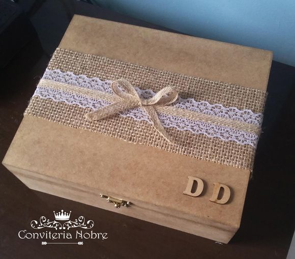 Caixa Em Mdf Com Dobradiças E Fecho (21cmx25cmx7cm) Personalizada Caixa Em Mdf Com Dobradiças E Fecho (21cmx25cmx7cm) Personalizada