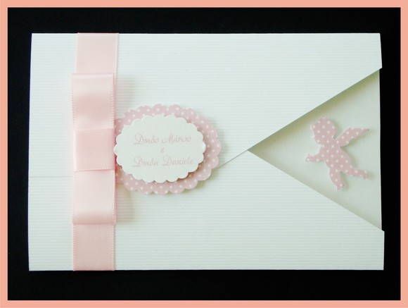 Convite Batizado 14,5 X 9,5cm Em Papel Metalizado Com Anjo Convite Batizado 14,5 X 9,5cm Em Papel Metalizado Com Anjo