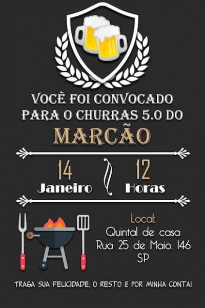 Convites De Aniversário Adulto Online Grátis Convites De Aniversário Adulto Online Grátis