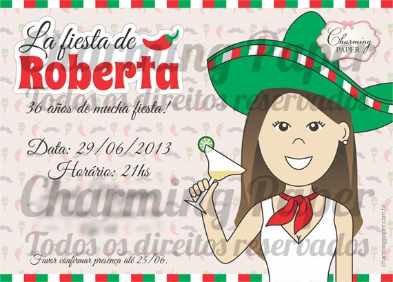 Charming Paper » Aniversários â Linha Festa Mexicana Charming Paper » Aniversários â Linha Festa Mexicana