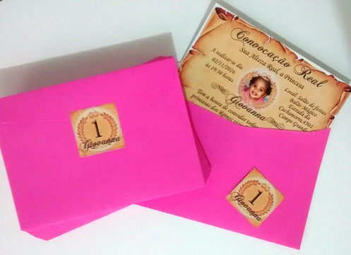 Convite 10x15 Com Envelope E Tag Personalizado Convite 10x15 Com Envelope E Tag Personalizado
