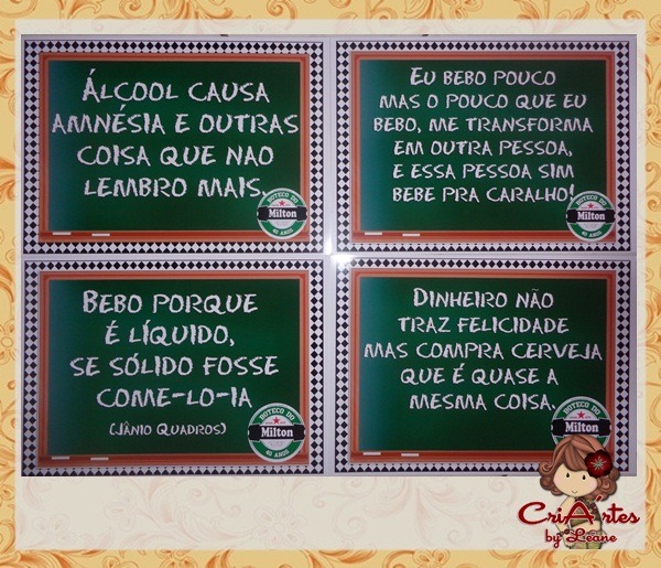 Frases De Boteco 2 No Elo7 Frases De Boteco 2 No Elo7