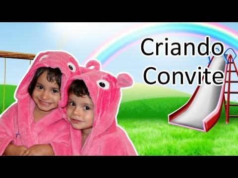 Criando Convite De Aniversário Infantil Criando Convite De Aniversário Infantil