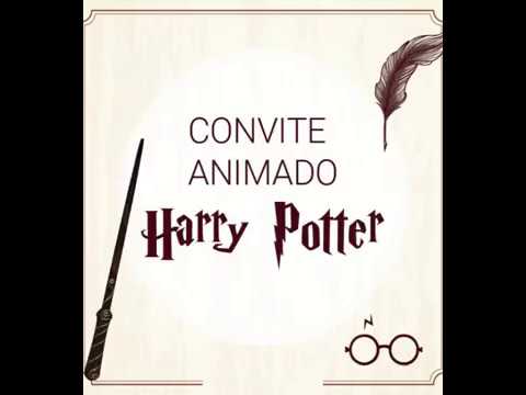 Convite Animado Harry Potter Convite Animado Harry Potter