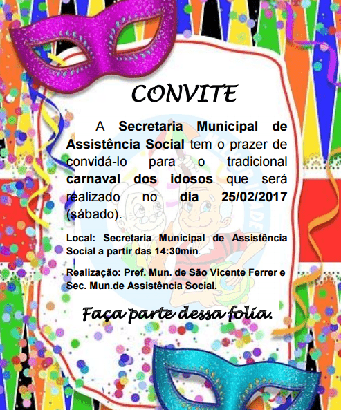 Secretaria De Assistência Social Convida Para O Tradicional Secretaria De Assistência Social Convida Para O Tradicional